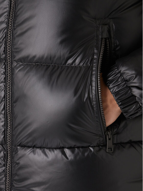 Tommy Hilfiger Tommy Hilfiger Пухено яке MW0MW40617 Черен Regular Fit