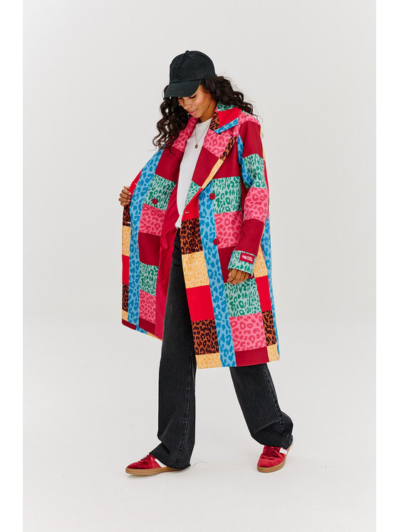 NAOKO NAOKO Kabát Urban Roar Barevná Regular Fit