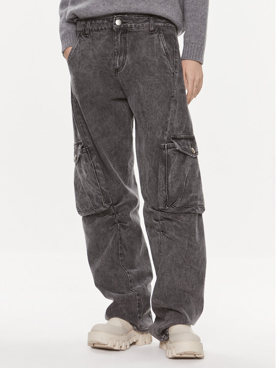 MVP Wardrobe MVP Wardrobe Джинси San Babila MVPI3PJ013.0XXXXXX Сірий Wide Leg
