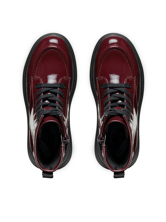 Geox Geox Zimski škornji J Phaolae Girl J46ETA 000HH C7357 M Bordo rdeča