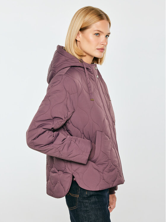 BIG STAR BIG STAR Kurtka zimowa WINTERA Bordowy Basic Fit