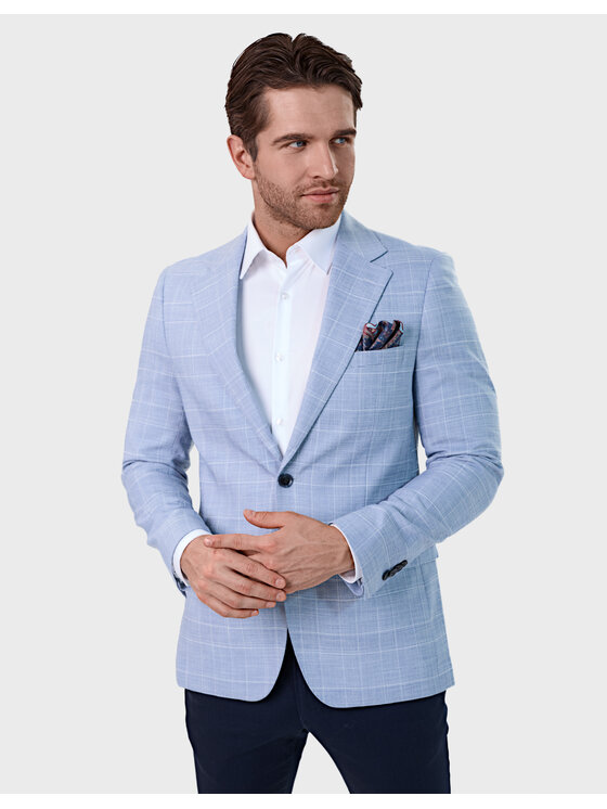 Evenemen Evenemen Marynarka Harmony 04 Niebieski Slim Fit