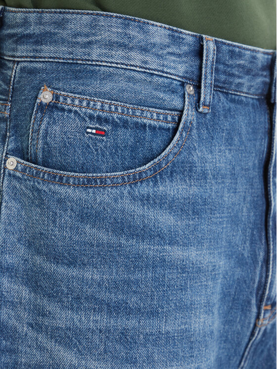 Tommy Jeans Tommy Jeans Džinsiniai šortai Theo DM0DM22992 Mėlyna Loose Fit