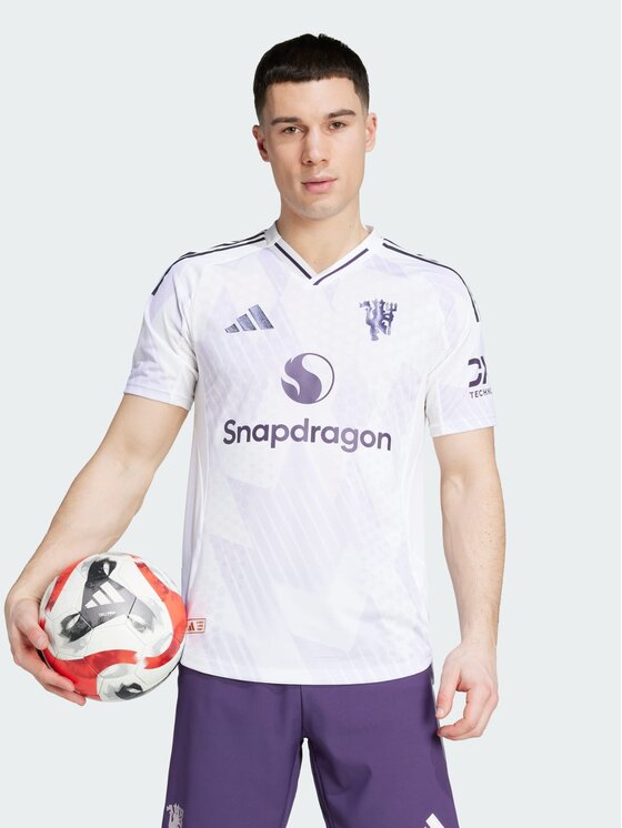 adidas adidas Koszulka techniczna Manchester United Biały Slim Fit