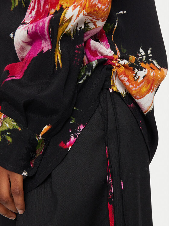 Desigual Desigual Košile Nogoya 24WWCW15 Černá Regular Fit