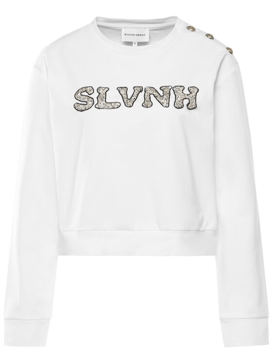 Silvian Heach Silvian Heach Pluus Molop PGP20379FE Valge Relaxed Fit