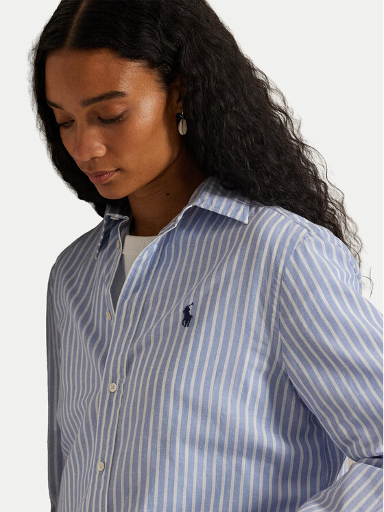Polo Ralph Lauren Polo Ralph Lauren Marškiniai 211971514503 Žydra Classic Fit