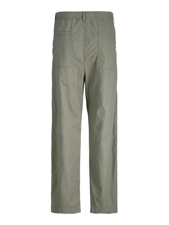 Jack&Jones Jack&Jones Текстилни панталони Owen Cade 12282385 Зелен Baggy Fit