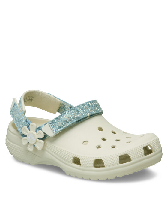 Crocs Crocs Pantoletten Clsc Dnm Flwr Adj BackstrapCgK 212511 Grau