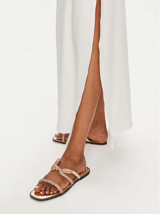 MICHAEL Michael Kors MICHAEL Michael Kors Φόρεμα παραλίας MM7M038 Λευκό Regular Fit