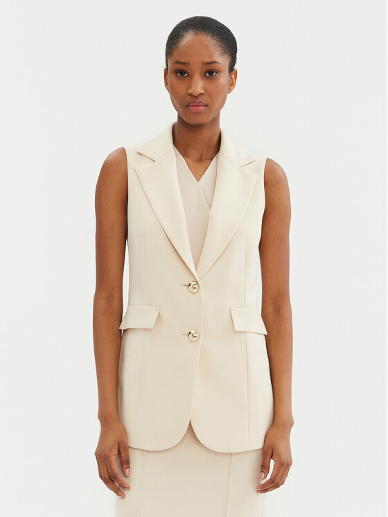 Rinascimento Gilet CFC0122763003 Beige Regular Fit, taglia : M