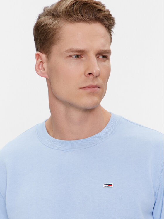 Tommy Jeans Tommy Jeans Mikina DM0DM09591 Světle modrá Regular Fit