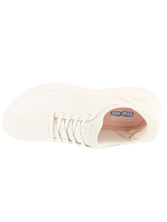 Skechers Skechers Sneakersy Slip-Ins: Bobs Squad 4 - Key Look Biały