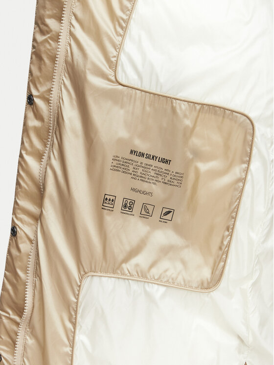 Hetregó Hetregó Kurtka puchowa Karen 8R605 26WD02 Beżowy Relaxed Fit