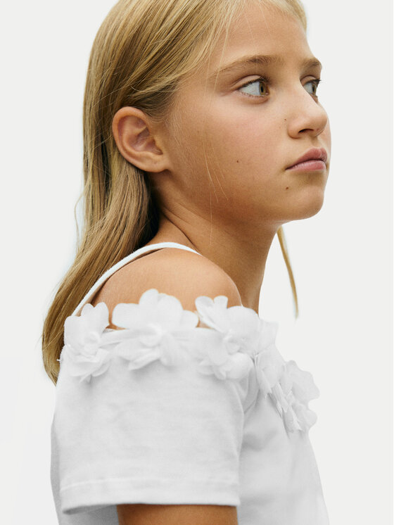 Mayoral Mayoral Bluse 6003 Écru Regular Fit