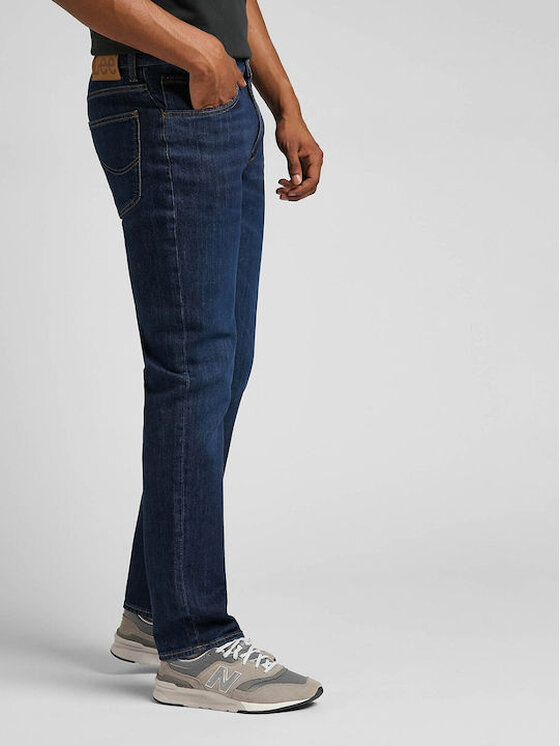 Lee Lee Jeansy BROOKLYN Niebieski Straight Fit