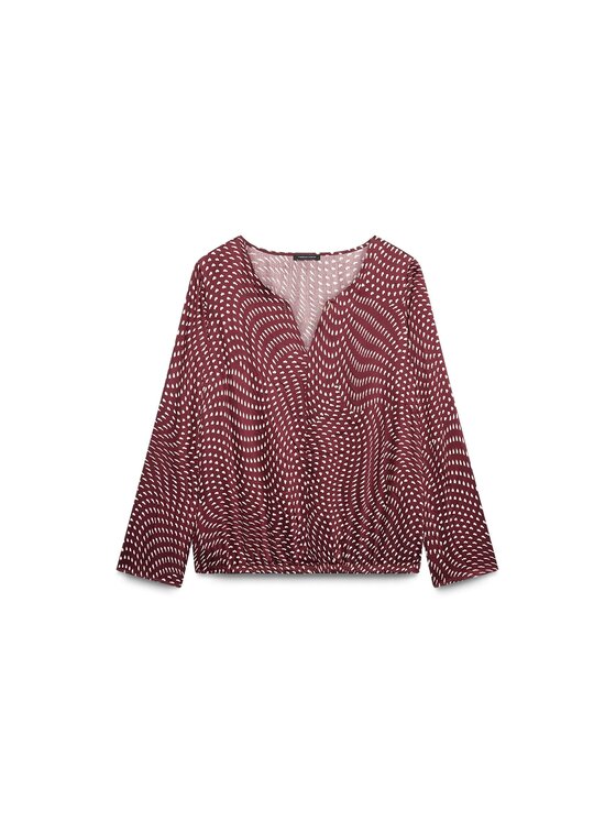 Fiorella Rubino Fiorella Rubino Bluzka 2146T002533N0Z6 Brązowy Regular Fit