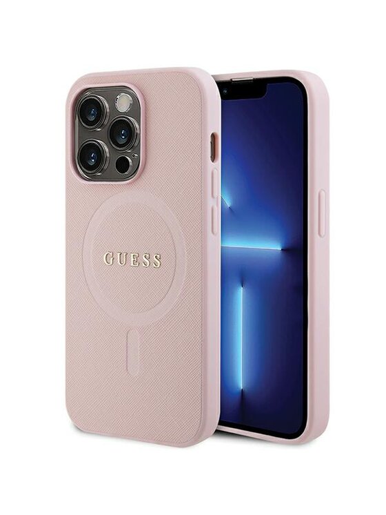 Etui na telefon Guess, Różowe, iPhone 13 Pro Max