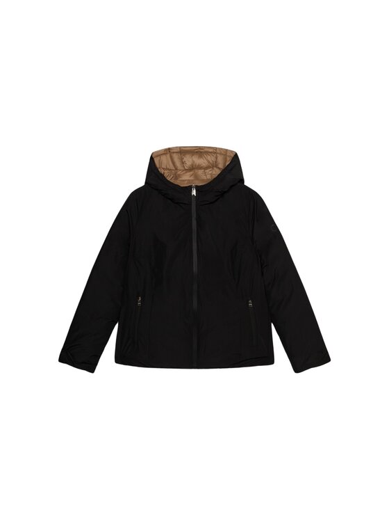 Oltre Oltre Kurtka puchowa F616R001432N0Z3 Czarny Baggy Fit