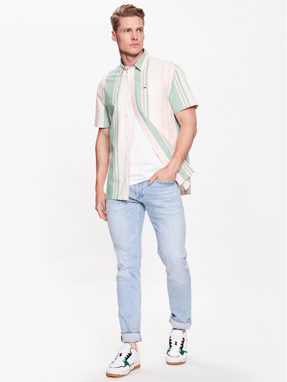 Tommy Jeans Tommy Jeans Cămașă Bold DM0DM15931 Colorat Classic Fit