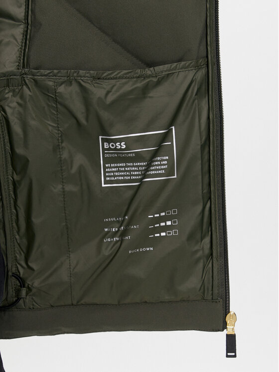 BOSS BOSS Prsluk V_Titanium 50504776 Zelena Regular Fit