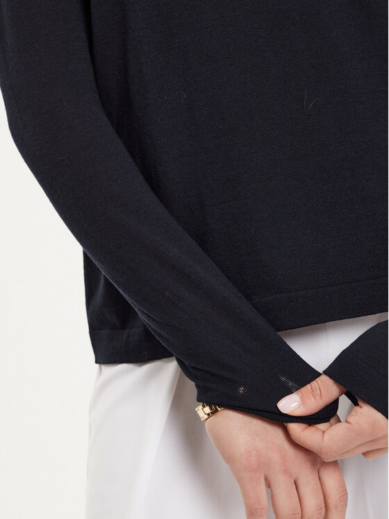 Max Mara Leisure Max Mara Leisure Πουλόβερ Coimbra 2426366058 Σκούρο μπλε Regular Fit