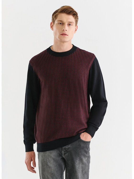 Pako Lorente Pako Lorente Sweter P22WF-2X-023 Czarny Regular Fit