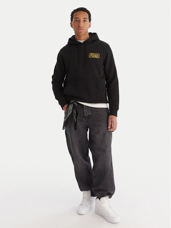 RVCA RVCA Pulóver Frame Up 23A413506 Fekete Regular Fit