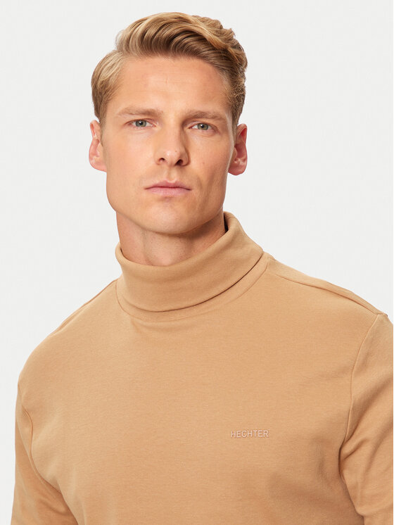 Hechter Paris Hechter Paris Rollkragenpullover 75001 142905 Beige Regular Fit