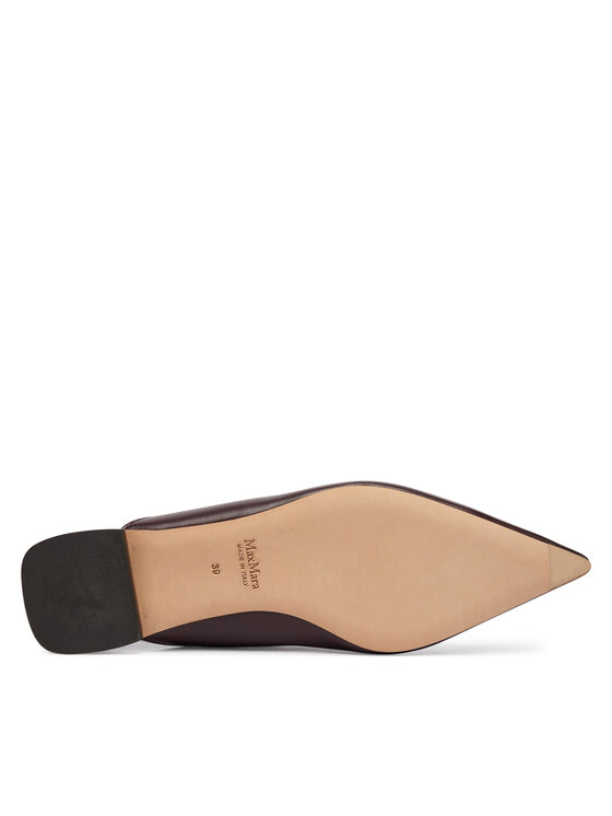 Max Mara Max Mara Baleríny Mxacrea 2614521431600 Bordová