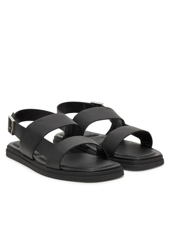 Calvin Klein Calvin Klein Sandale Back Strap W/ Buckle HM0HM01736 Crna