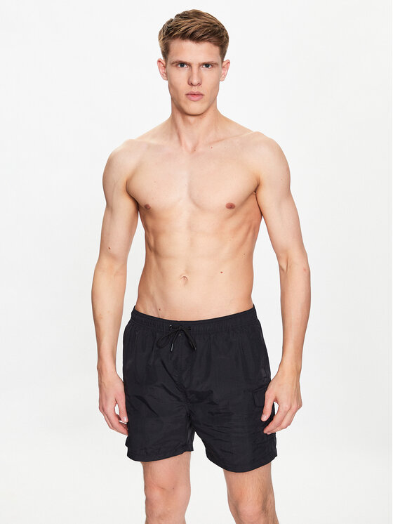 Pantaloncini da bagno MSRT-COOPER Nero Regular Fit...