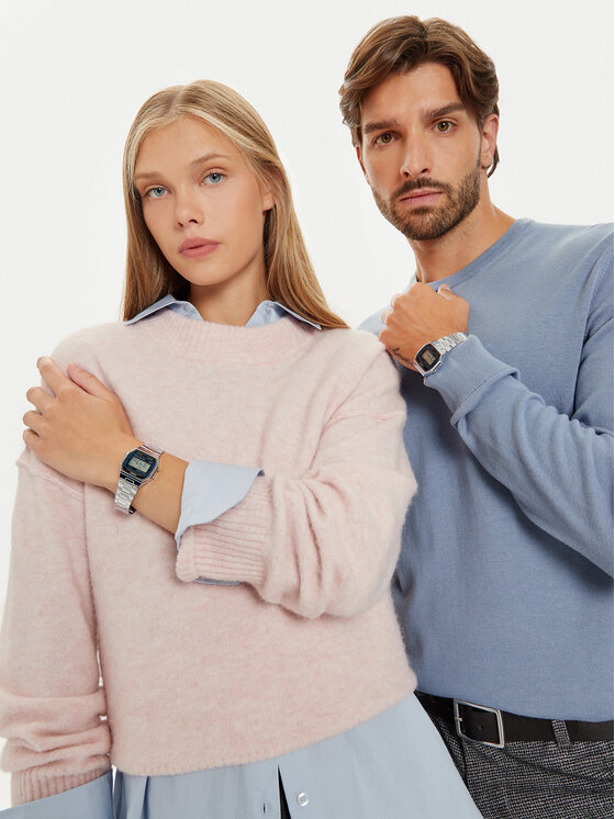 Casio Casio Годинник Vintage A164WA-1VES Срібний
