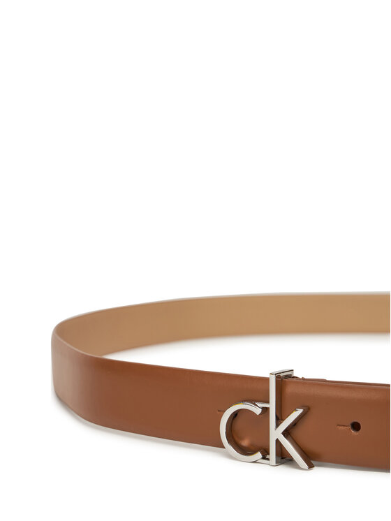 Calvin Klein Calvin Klein Ženski pas Ck Buckle Belt 3.0_Smooth K60K613156 Rjava