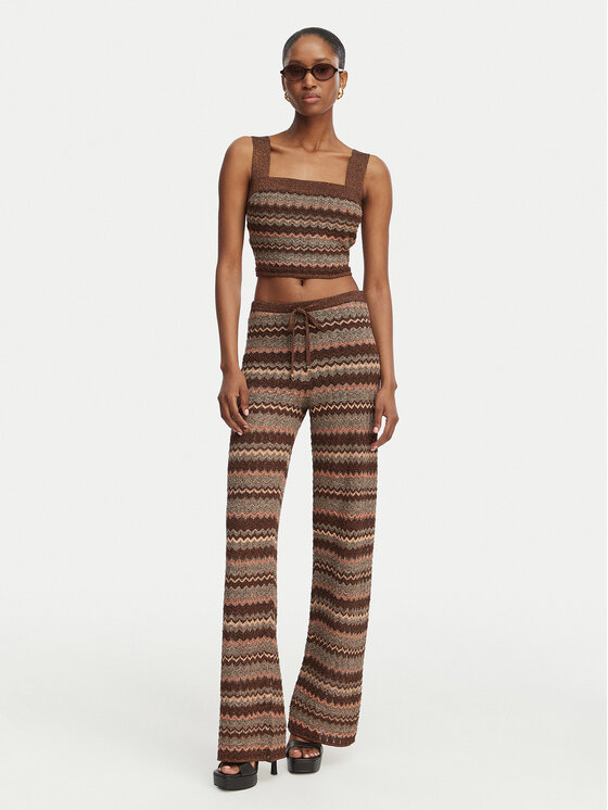 Marciano Guess Marciano Guess Pantaloni di tessuto G6GB13 Z0645 Marrone Regular Fit