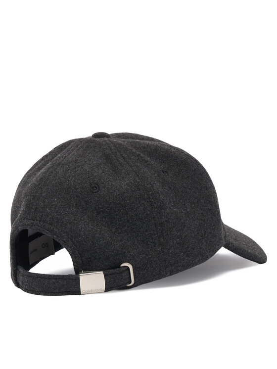 Calvin Klein Calvin Klein Καπέλο Jockey Embroidered Titlecase Logo Felt LV04D5131G Μαύρο