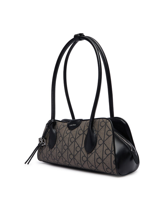 Calvin Klein Calvin Klein Kabelka Emblem Trio Jacquard LV04F3744G Šedá