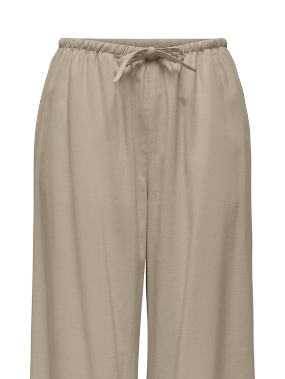 ONLY ONLY Штани з тканини Laris 15364313 Бежевий Relaxed Fit