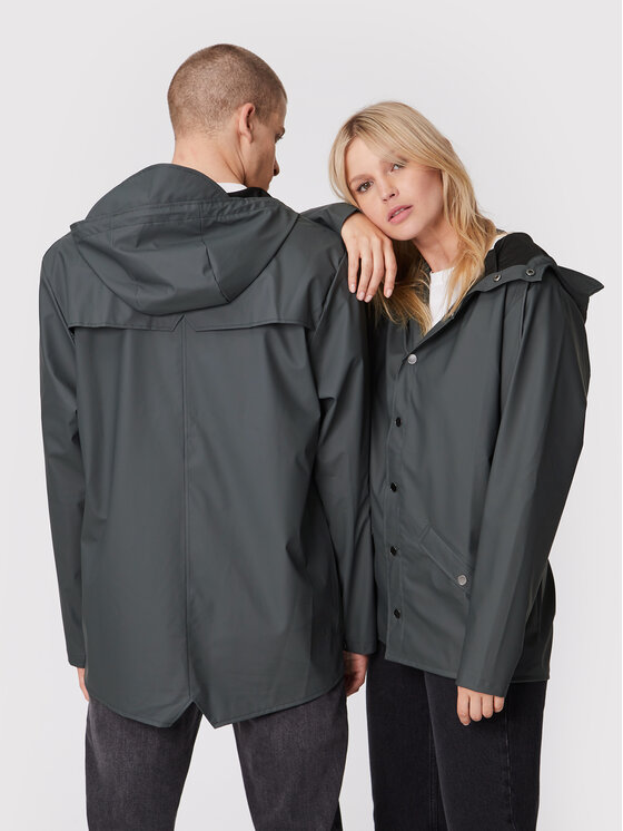 Rains Rains Vodootporna jakna Unisex 12010 Siva Regular Fit
