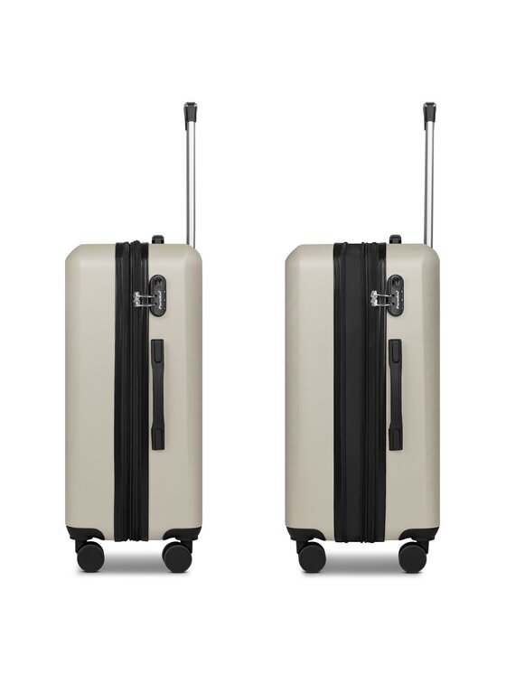CHECK.IN CHECK.IN Komplet walizek 322826 Beżowy