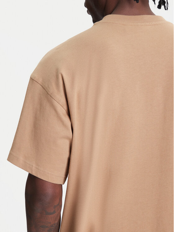 adidas adidas T-shirt Trefoil Essentials JV5944 Bež Oversize