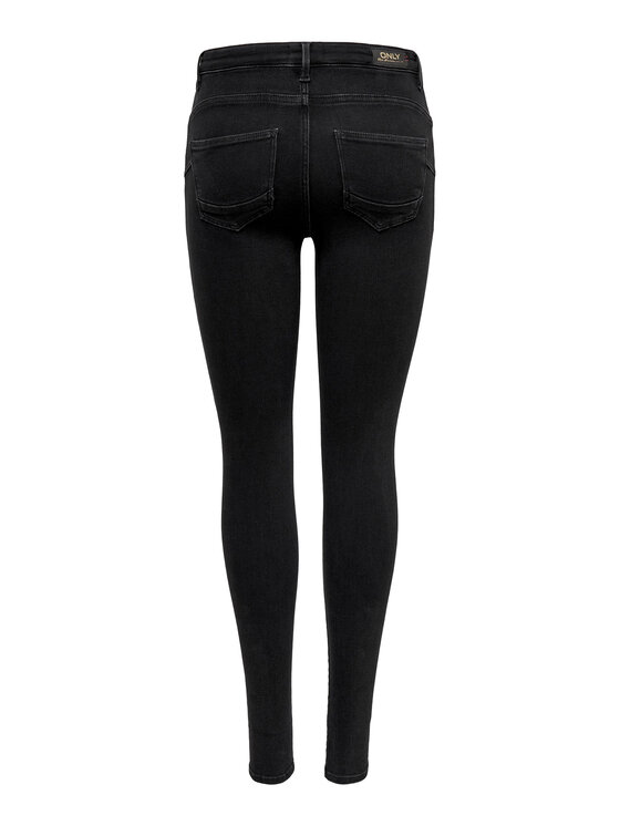 ONLY ONLY Jeansy Power 15181958 Černá Skinny Fit