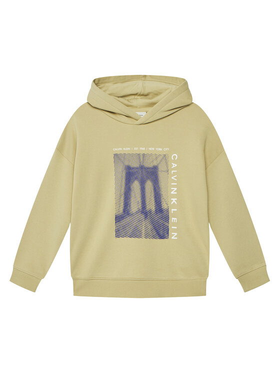 Calvin Klein Jeans Calvin Klein Jeans Μπλούζα Bridge LVCKSJB04B Πράσινο Oversize