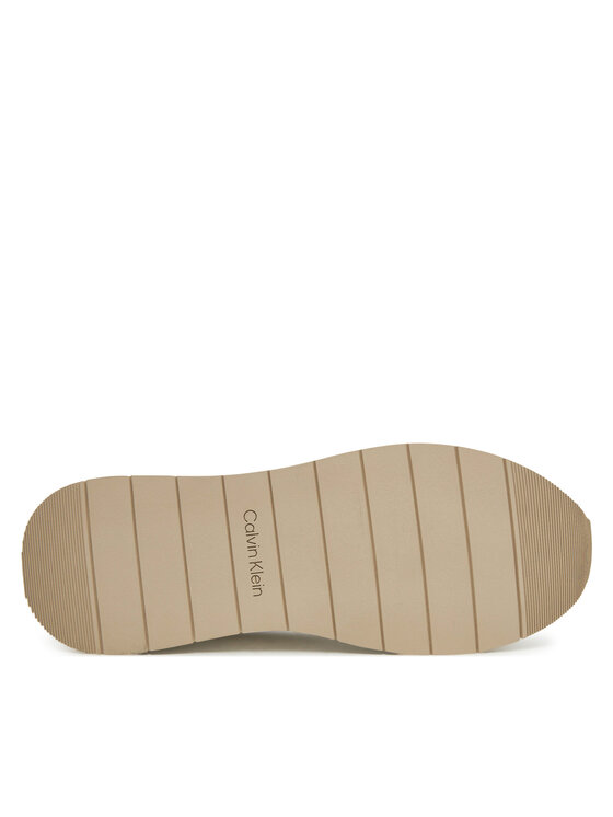 Calvin Klein Calvin Klein Snīkeri Low Top Lace Up Tmbl Lth HM0HM01804 Balts