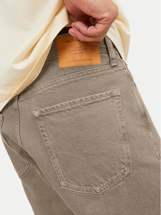 Jack&Jones Jack&Jones Kratke traperice Tony 12249043 Bež Loose Fit