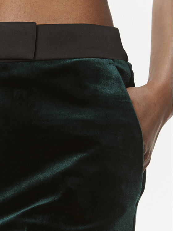 KARL LAGERFELD KARL LAGERFELD Pantaloni di tessuto 240W1004 Verde Regular Fit