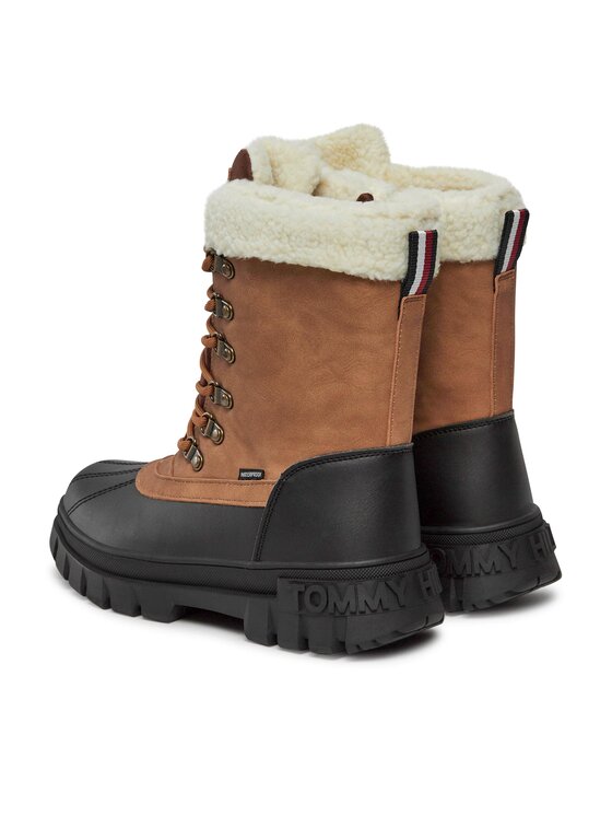 Tommy Hilfiger Tommy Hilfiger Μποτίνια T3B5-33161-0814582 S Καφέ