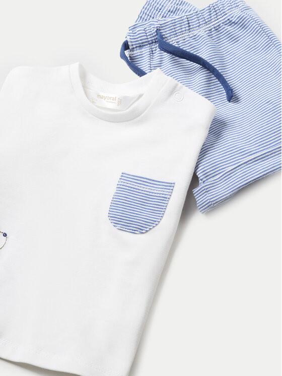 Mayoral Mayoral 2er-Set T-Shirts und Shorts 1626 Blau Regular Fit