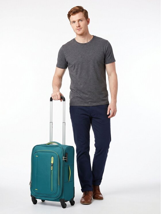 American Tourister American Tourister Walizka kabinowa 333074 Turkusowy