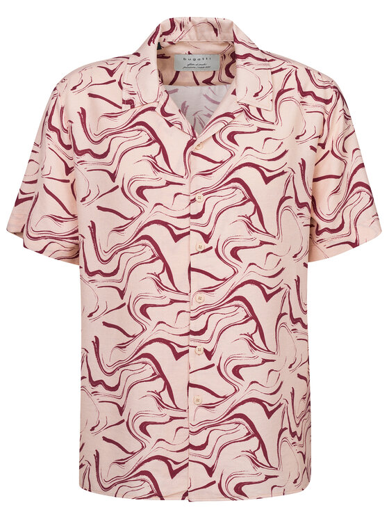 Bugatti Bugatti Hemd 9253-78956C Rot Comfortable Fit